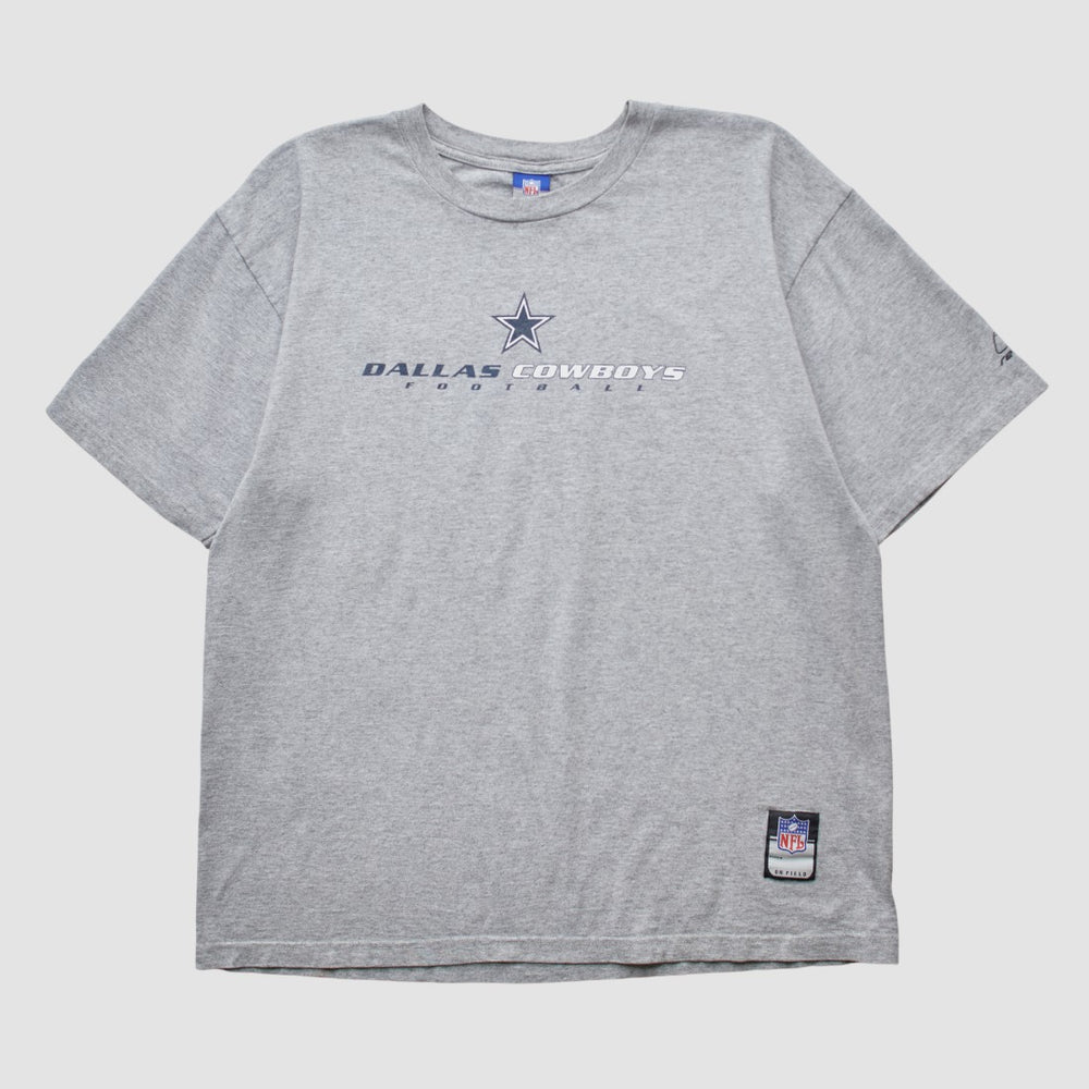 Dallas Cowboys Reebok 2000s T-shirt Heather Gray Vintage | Fanatics