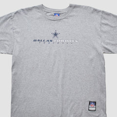 Dallas Cowboys Reebok 2000s T-shirt Heather Gray Vintage | Fanatics