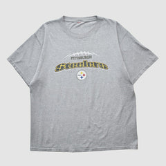 Pittsburgh Steelers 2000s T-shirt Heather Gray Vintage | Fanatics