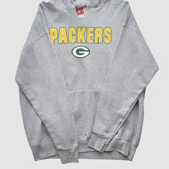 Green Bay Packers NFL 2000s Hooded Pullover Sweatshirt Heather Gray Vintage | Fanatics