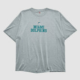 Miami Dolphins NFL 2000s T-shirt Heather Gray Vintage | Fanatics