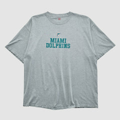 Miami Dolphins NFL 2000s T-shirt Heather Gray Vintage | Fanatics