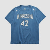 Minnesota Timberwolves 2010s T-shirt Blue Vintage - NBA