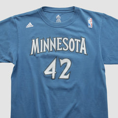 Minnesota Timberwolves 2010s T-shirt Blue Vintage - NBA