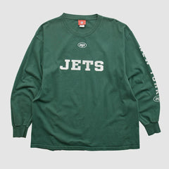New York Jets NFL 2000s Long Sleeve T-shirt Green Vintage | Fanatics