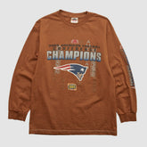 New England Patriots Alstyle 2003 Long Sleeve T-shirt Clay Vintage | Fanatics