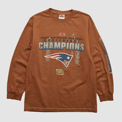 New England Patriots Alstyle 2003 Long Sleeve T-shirt Clay Vintage | Fanatics