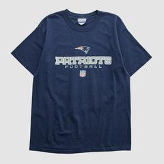 New England Patriots Reebok 2000s T-shirt Navy Vintage | Fanatics