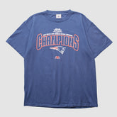New England Patriots NFL 2004 T-shirt Blue Vintage | Fanatics