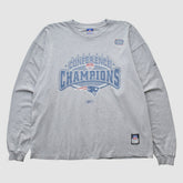 New England Patriots Reebok 2003 Long Sleeve T-shirt Heather Gray Vintage | Fanatics