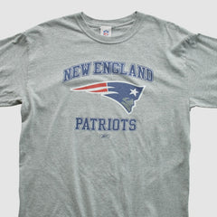 New England Patriots NFL 2000s Long Sleeve T-shirt Heather Gray Vintage | Fanatics