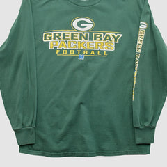 Green Bay Packers NFL 2000s Long Sleeve T-shirt Green Vintage | Fanatics