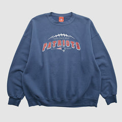 New England Patriots NFL 2000s Pullover Sweatshirt Navy Vintage | Fanatics