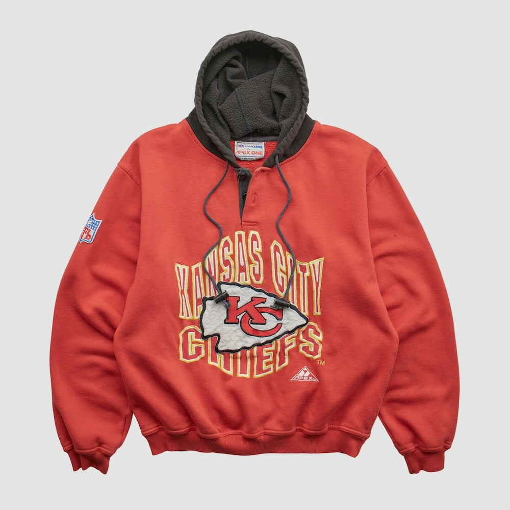 Kansas City Chiefs Pro Line 90s Hooded Pullover Sweatshirt Red Vintage | Fanatics
