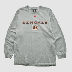 Cincinnati Bengals NFL 2010s Long Sleeve T-shirt Heather Gray Vintage | Fanatics