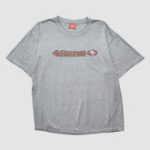 San Francisco 49ers NFL 2000s T-shirt Heather Gray Vintage | Fanatics