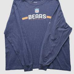 Chicago Bears Reebok 2000s Long Sleeve T-shirt Navy Vintage | Fanatics