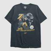 Ben Roethlisberger Reebok 2000s T-shirt Black Vintage | Fanatics
