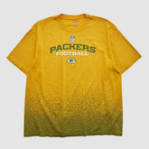 Green Bay Packers Reebok 2000s T-shirt Yellow Vintage | Fanatics
