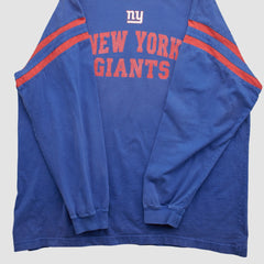 New York Giants NFL 2000s Long Sleeve T-shirt Blue Vintage | Fanatics
