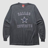 Dallas Cowboys Reebok 2000s Long Sleeve T-shirt Charcoal Vintage | Fanatics