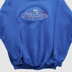 New York Giants Champion 90s Pullover Sweatshirt Blue Vintage | Fanatics