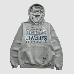 Dallas Cowboys Reebok 2000s Hooded Pullover Sweatshirt Heather Gray Vintage | Fanatics