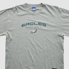 Philadelphia Eagles Reebok 2000s Long Sleeve T-shirt Heather Gray Vintage | Fanatics