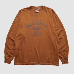 Indianapolis Colts Champion 2000s Long Sleeve T-shirt Clay Vintage | Fanatics