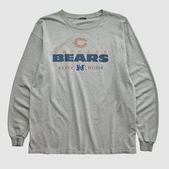 Chicago Bears 2010s Long Sleeve T-shirt Heather Gray Vintage | Fanatics
