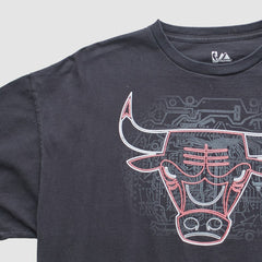 Chicago Bulls Majestic 2000s T-shirt Black Vintage - NBA