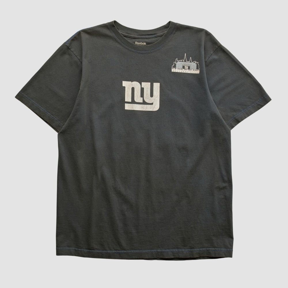 New York Giants Reebok 2010 T-shirt Black Vintage | Fanatics