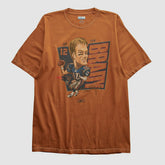 Tom Brady Reebok 2000s T-shirt Orange Vintage | Fanatics