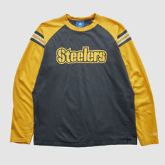 Pittsburgh Steelers Reebok 2000s Long Sleeve T-shirt Black Vintage | Fanatics
