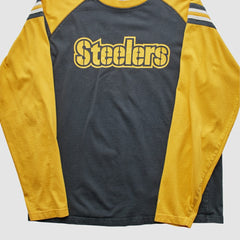 Pittsburgh Steelers Reebok 2000s Long Sleeve T-shirt Black Vintage | Fanatics