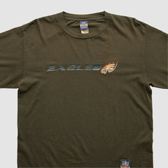 Philadelphia Eagles Reebok 2000s Long Sleeve T-shirt Brown Vintage | Fanatics