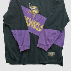 Minnesota Vikings Mirage 90s Long Sleeve T-shirt Black Vintage | Fanatics