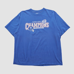 New York Giants Reebok 2008 T-shirt Blue Vintage | Fanatics