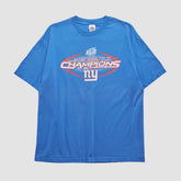 New York Giants Alstyle 2008 T-shirt Blue Vintage | Fanatics