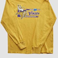 Minnesota Vikings NFL 2010s Long Sleeve T-shirt Yellow Vintage | Fanatics