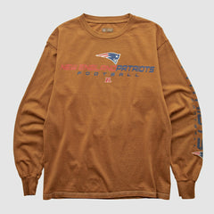 New England Patriots NFL 2000s Long Sleeve T-shirt Clay Vintage | Fanatics