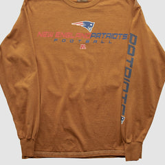 New England Patriots NFL 2000s Long Sleeve T-shirt Clay Vintage | Fanatics
