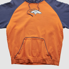 Denver Broncos Reebok 2000s Hooded Pullover Sweatshirt Orange Vintage | Fanatics