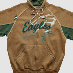Philadelphia Eagles NFL 2010s Hooded Full Zip Sweatshirt Clay Vintage | Fanatics