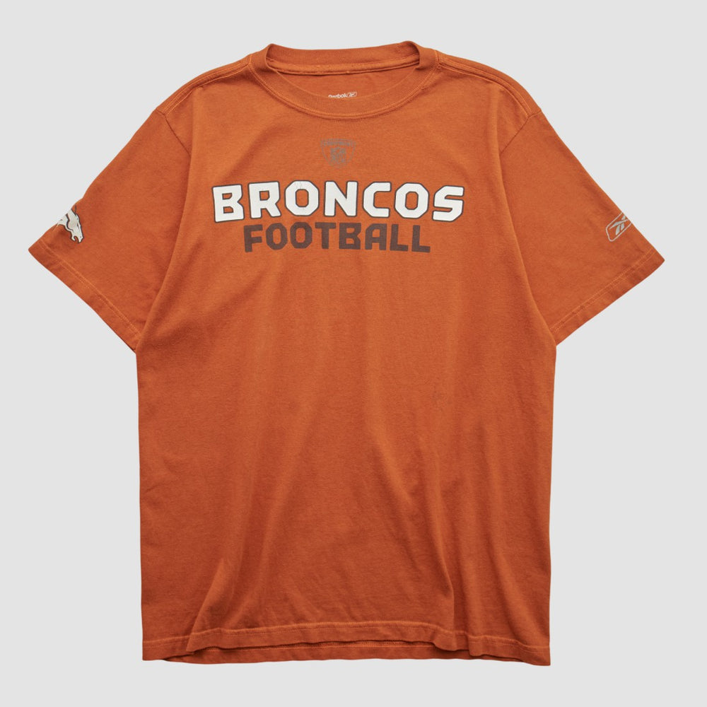 Denver Broncos Reebok 2000s T-shirt Orange Vintage | Fanatics