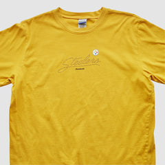 Pittsburgh Steelers Reebok 2000s T-shirt Yellow Vintage | Fanatics
