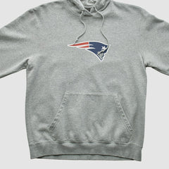 New England Patriots Reebok 2000s Hooded Pullover Sweatshirt Heather Gray Vintage | Fanatics