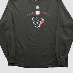 Houston Texans Reebok 2000s Long Sleeve T-shirt Black Vintage | Fanatics