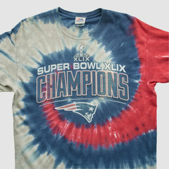 New England Patriots Majestic 2015 T-shirt Navy Vintage | Fanatics