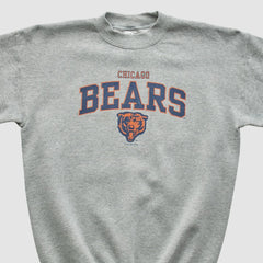 Chicago Bears Gildan 1999 Pullover Sweatshirt Heather Gray Yth L Real Vintage | Fanatics